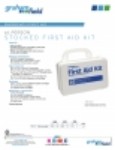 Product Sheet - Stocked First Aid Kit - 10 person